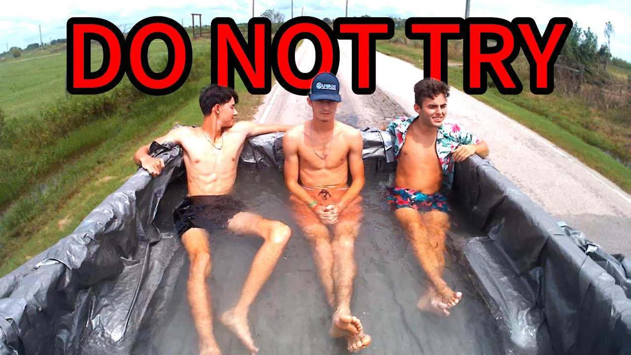 We Turned His Truck into a Pool!