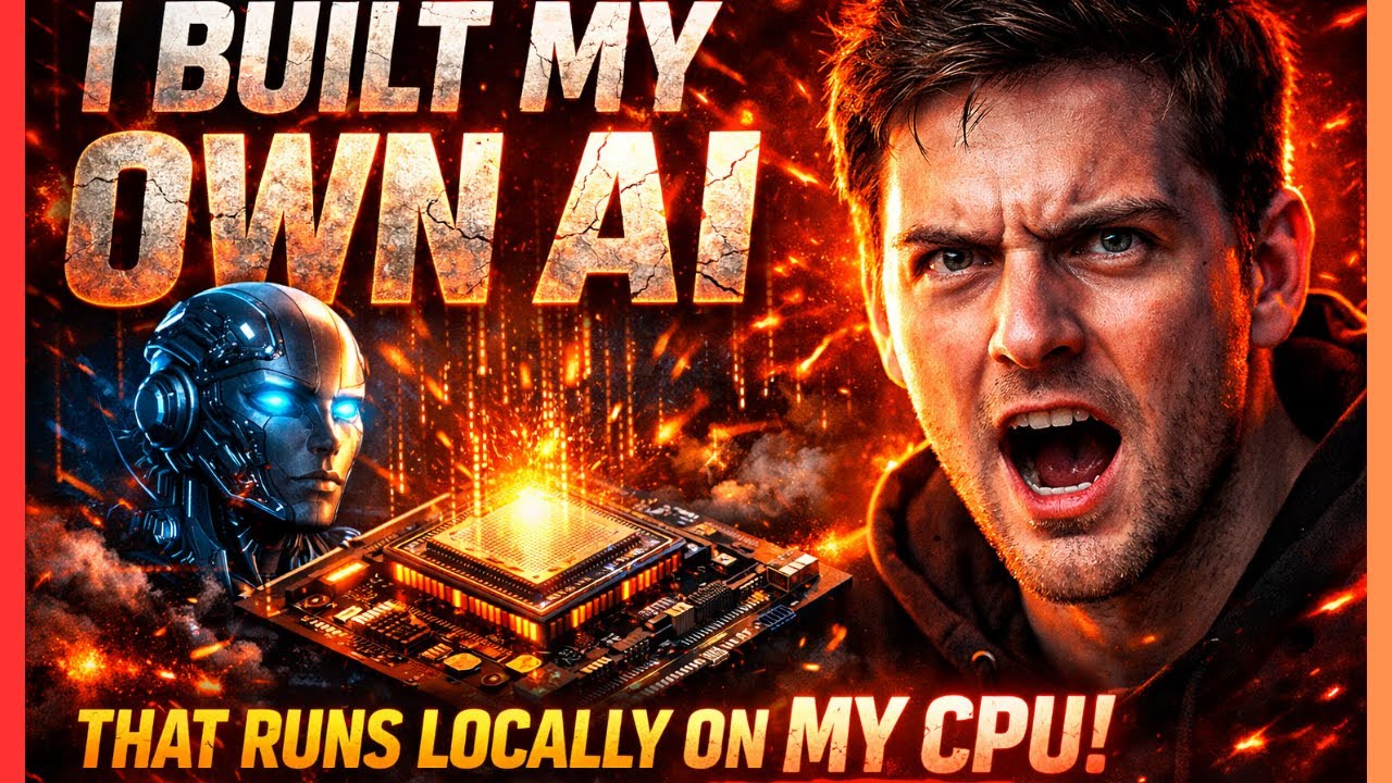 I Built My Own AI That Runs Locally on My CPU