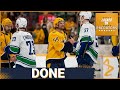 Nashville predators season ends in 10 loss to vancouver canucks