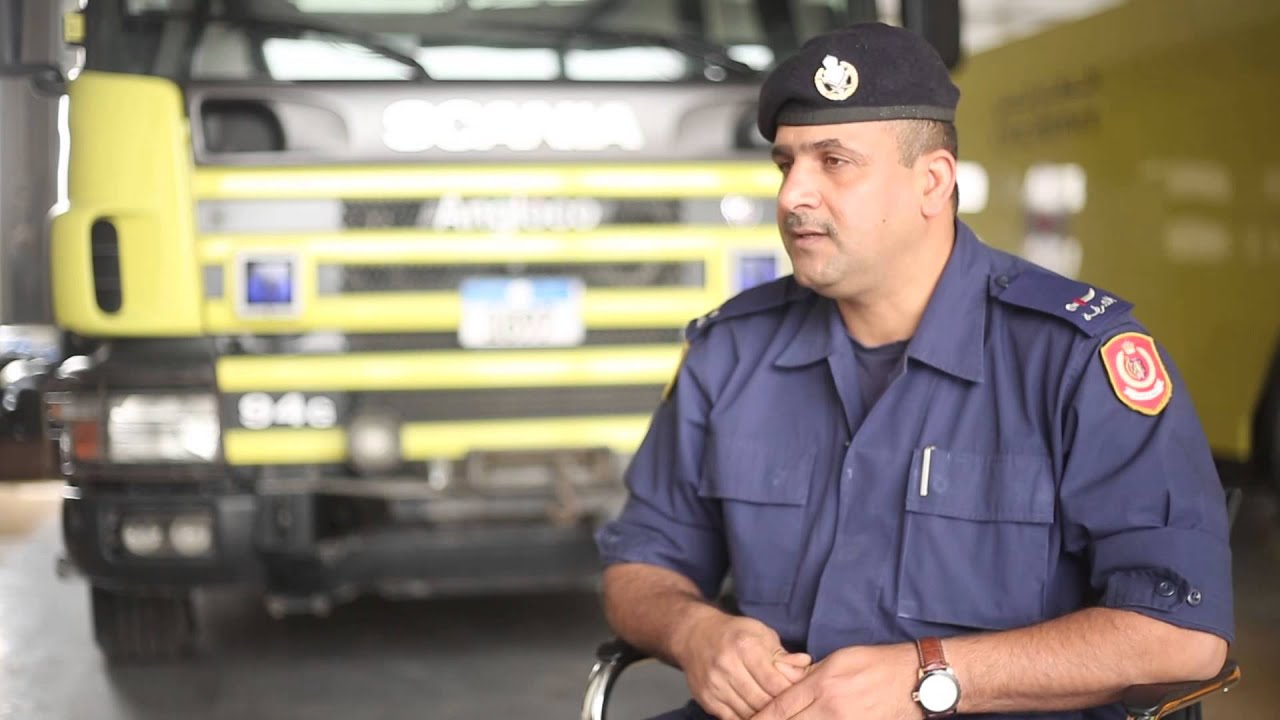 Bahrain#يوم في حياة رجل في الدفاع المدني 1/3/2015