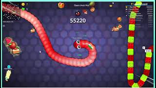 212,000+ HIGH SCORE & 18 KILLS! 🏆 Snake vs Worms #Shorts screenshot 2