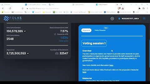 Folks Finance Governance Voting