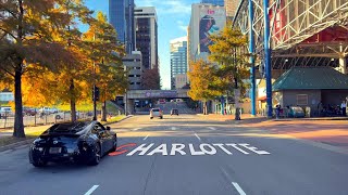 Charlotte's Best Views: A Driving Tour, NC  November 2022  4K 60FPS