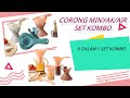 Corong minyak air set kombo bahan plastik pp multifungsi dan pemisah telur