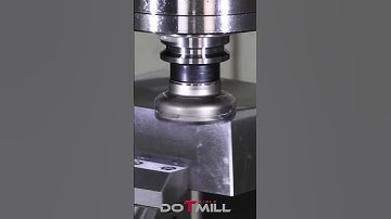We tried high feed and high depth of cut machining by rotating the workpiece and tool!