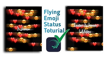 How to Make Floating Emoji in Aligjt Motion | Alight Motion Editing | Flying Emoji Effects