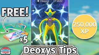 PoGOCentral on X: ✨ Deoxys Raid Day ✨ Still looking for shiny Deoxys in  #PokémonGO? Here's your chance with 5 free raid passes and 1/10 shiny odds  ✨  / X