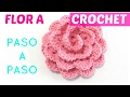 Flor a crochet paso a paso sin perder detalle ENGLISH subtitles