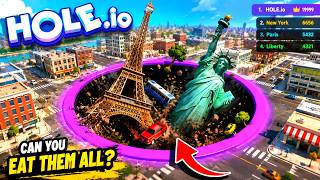 Hole.io Gameplay Walkthroughs Part 2 - All Holes unlocking (Android, iOS) screenshot 4