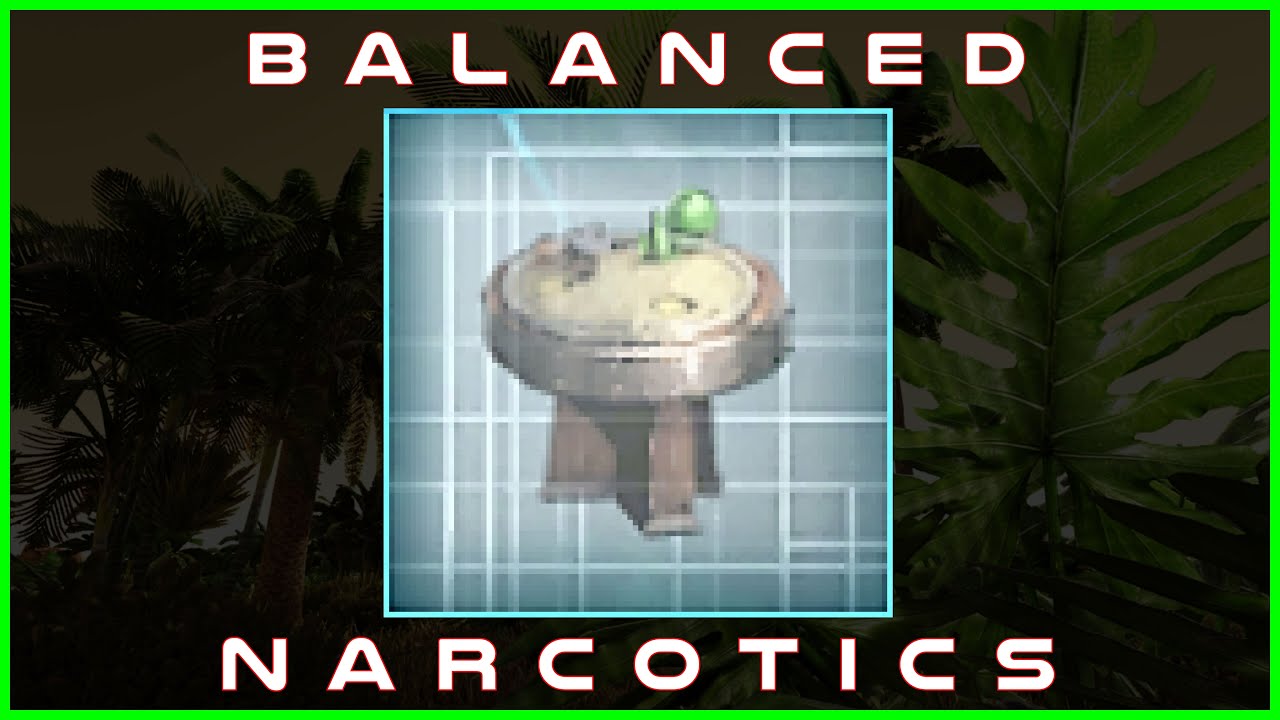 ARK Survival Evolved Balanced Narcotics ( Mod Review ) YouTube