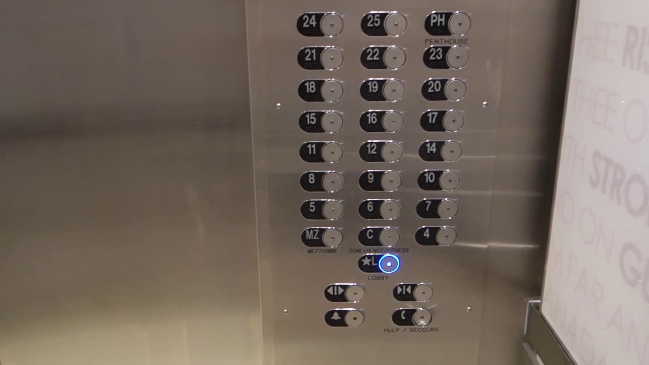 Модернизированные региональные лифты (бывшие Otis) в торговом центре Delta by Marriott City Centr...