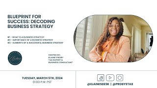 Blueprint For Success: Decoding Business Strategy