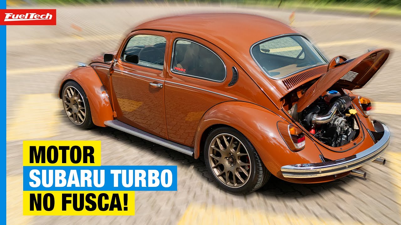 Fusca Subaru 2.0 Turbo, Suspensão duplo A e todo customizado!