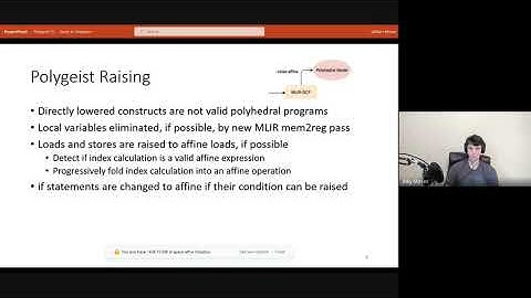 Polygeist: Affine C in MLIR  [MLIR Open Design Meeting 02/11/2021]