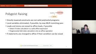 Polygeist: Affine C in MLIR  [MLIR Open Design Meeting 02/11/2021]