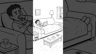 Death Is My Roomie | The Sick Day #animatedcomedy #animation #darkcomedy  #animatedseries  #comedy
