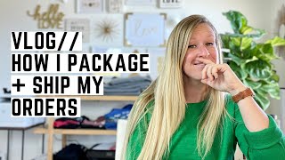 VLOG// How I Package And Ship My Candle Orders + All The Products You Need