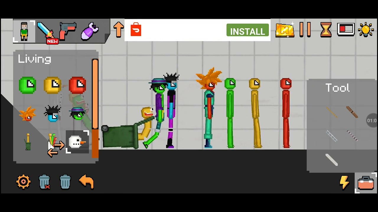 Stickman playground!