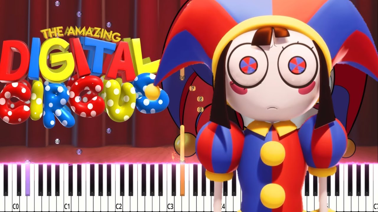 The Amazing Digital Circus - Main Theme | Piano Tutorial - YouTube