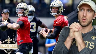 Full Spencer Rattler or Tyler Shough Who Will be the Saints Starting QB in 2025 | James Skrmetta Reacts News