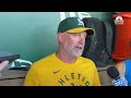 Mark Kotsay discusses Zack Gelof's return from injury, lineup adjustments | NBC Sports CA