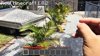 Real Life Minecraft - GARDEN CONSTRUCTION