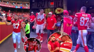 Travis Kelce Just BROKE Arrowhead With This Entrance - Fans LOSE IT