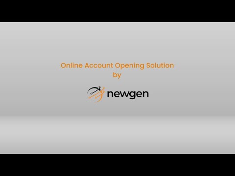 Online Account Opening Software by Newgen