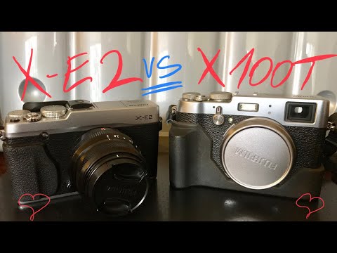 Fuji X100T and Fuji X-E2 quick autofocus Test  ( Outdoors iso 200 )