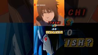 The REAL Reason Sasuke Became Evil 💔#narutoshippuden #itachi #shorts