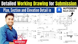 Detail working drawing in Revit for submission