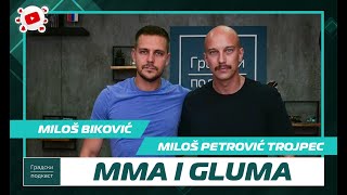 Miloš Biković i Miloš Petrović Trojpec - Sličnosti između MMA i glume | U oktagonu #6