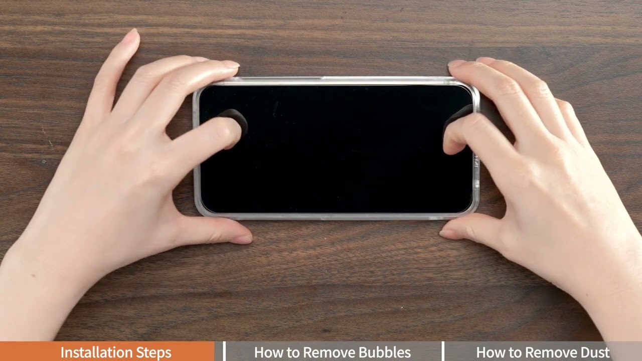 For Samsung: Screen Protector Installation Video
