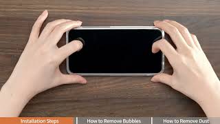 For Samsung: Screen Protector Installation Video
