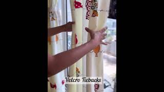 Elevate Your Space with Bohemian Bird Print Cotton Canvas Curtains from @STORYATHOME