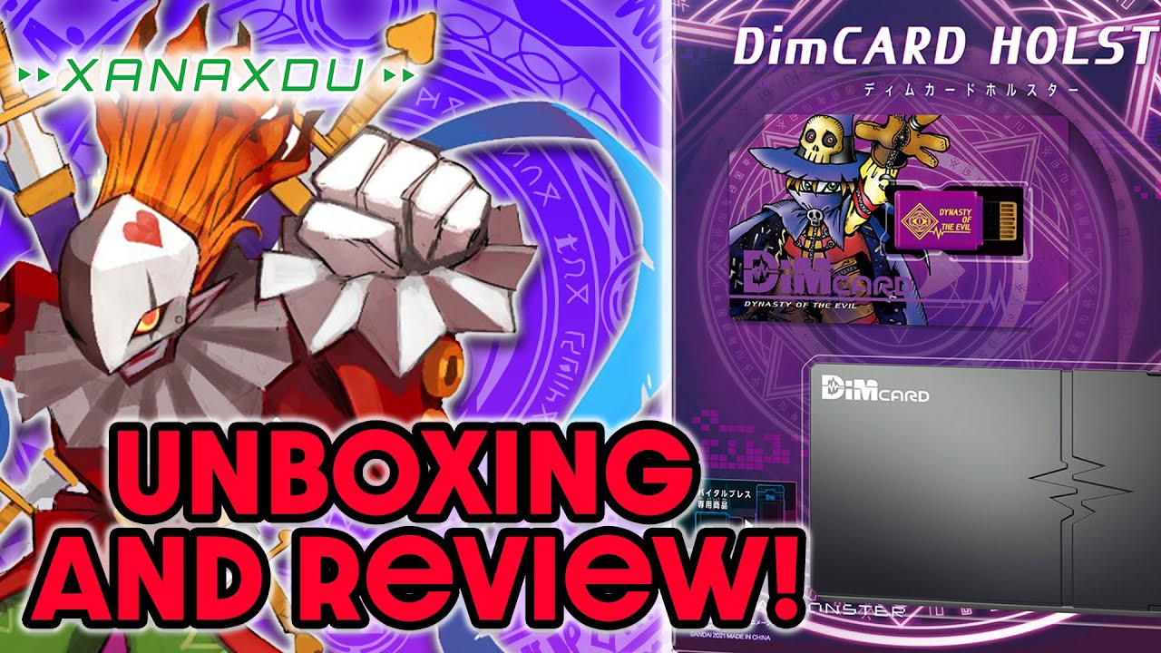 Digimon Vital Brace DiM Card Holster Unboxing and The Dynasty Of Evil First  Look And Startup!