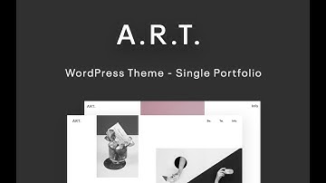 Art WordPress Theme - Creating Single Portfolio [version 2020]