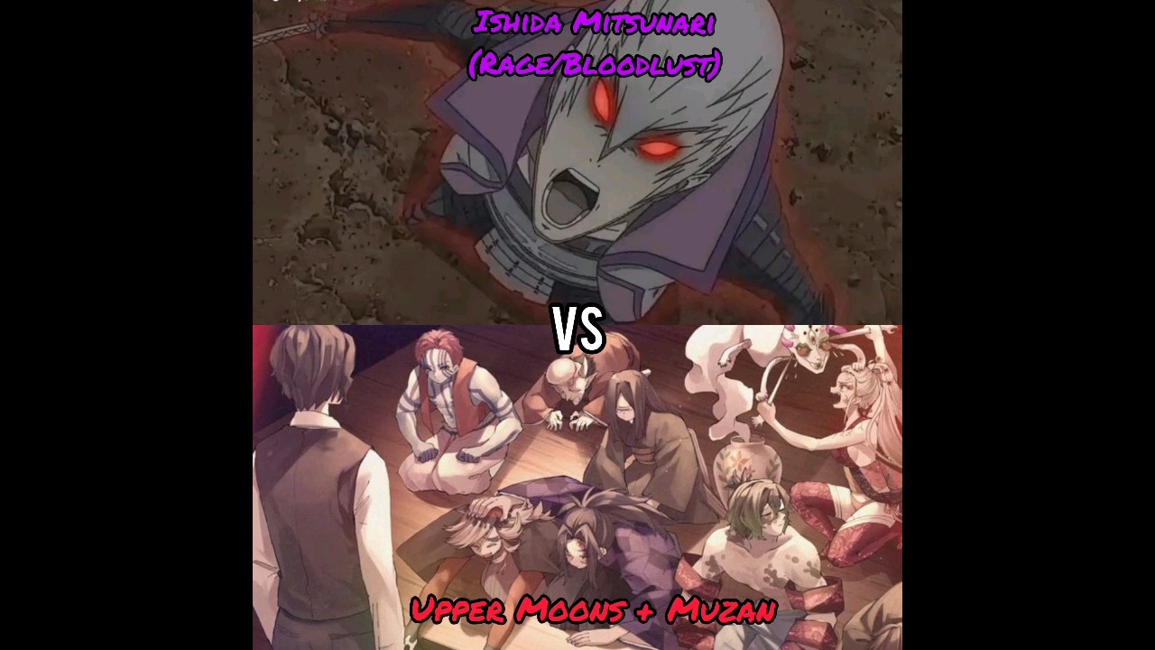 Ishida Mitsunari vs Uppermoons + Muzan