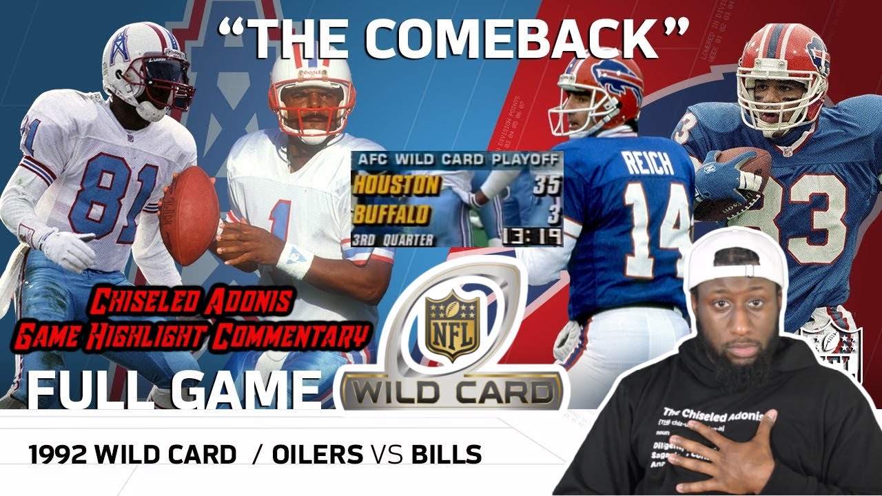 NFL Classic Game Highlight Commentary 1992 AFC Wildcard Bills vs