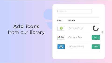 Custom Payment Icons