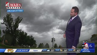 Timelapse of the slow-moving storm system travels across Utah