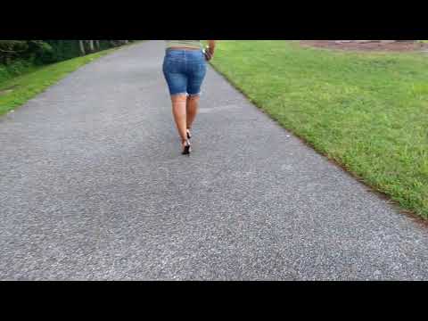 Part1 Heel Challenge Check out how far I walked in these heels, Stay Tuned for Part 2 #heelchallenge