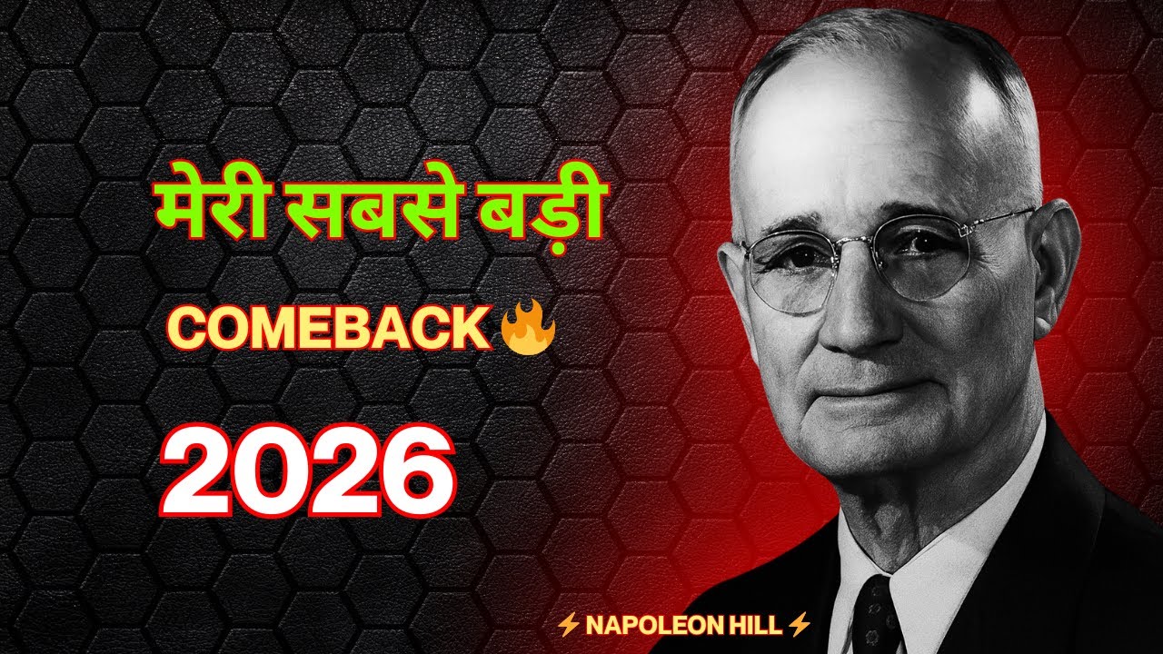 2026 में अपनी Life की सबसे बड़ी COMEBACK कैसे करें | Napoleon Hill Philosophy Hindi | Lakshya ABMK