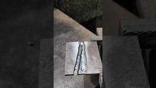 technique for closing gaps in stick welding#youtubeshort #viral #fypシ #welding#art