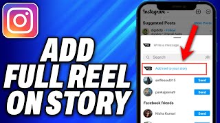 How To Add Full Reel on Instagram Story - Easy Fix