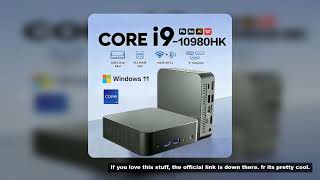 2026 Mini PC Windows 11 Intel Core I9 10980HK 16GB RAM 1TB SSD PC Gamer Computer Dual WIFI 6 BT5.2 4