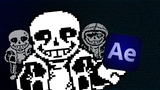 How i make my Undertale OST Animations in After Effects!
