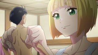 Shushu Grabs Yuuki From Chained Soldier Giantess