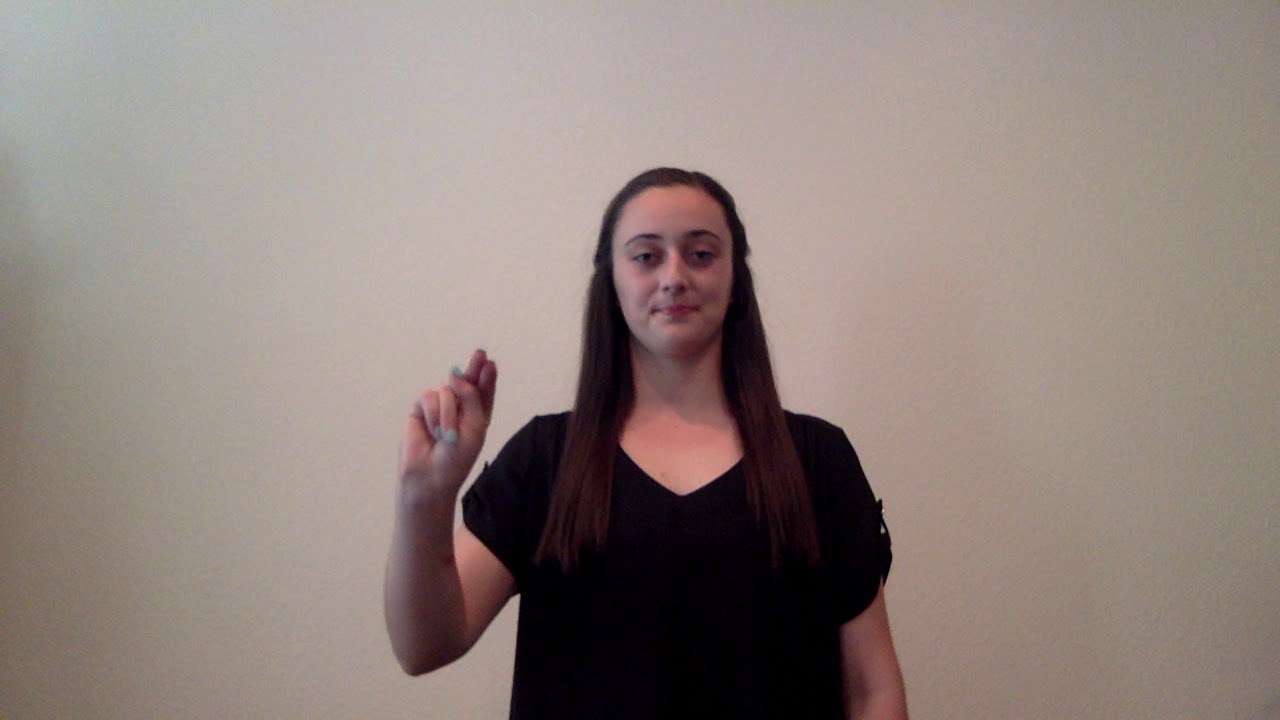 ASL Sign for Month YouTube