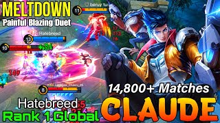 Claude Insane 14,800  Matches - Top 1 Global Claude by Blazing Duet - Mobile Legends
